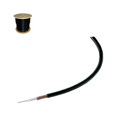[FSJ1-50A/1000] Cable Coaxial HELIAX de 1/4, Cobre Corrugado, Superflexible, Blindado, 50 Ohms, Carrete de 305 Metros (1000 Pies)