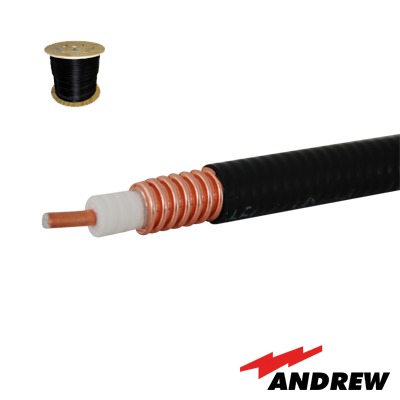 [FSJ4-50B/1000] Cable Coaxial HELIAX de 1/2, Cobre Corrugado, Blindado, 50 Ohms, Carrete de 305 Metros (1000 Pies)