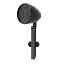 Altavoz de Jardín | Coaxial 5" Woofer | 1.5" Tweeter | Potencia 20W (100V) y 10W (70V) | Protección IP contra Polvo y Líquidos | Bracket Ajustable en Ángulo | Aplicación Exterior