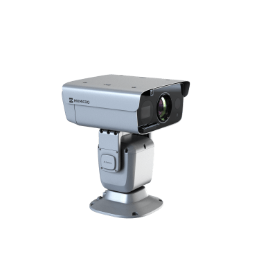 [HM-TD6368-100C4L/G0/T2Y] PTZ Punta de Poste IP Dual / Lente Térmico 100 mm (640 X 512) / Lente Óptico 56X Zoom (4 MP) / 800 mts IR Laser / 36 VCC / IP66 / Recubrimiento Anticorrosivo