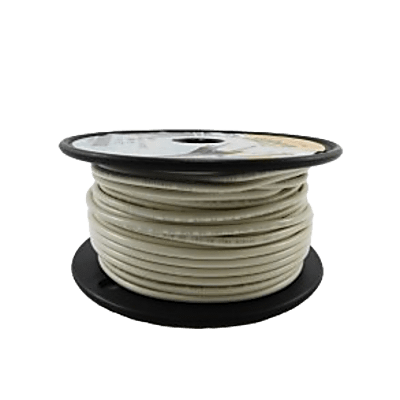 [A1014T-05-100] Cable Eléctrico calibre 14 en color blanco / UL 1015-1230 / 600 Volts / 105°C Seco 75°C Húmedo / Cobre Estañado Clase K / Aislante PVC Retardante de Llama VW-1 / Resistente a Humedad Abrasión Ácido Combustible Di
