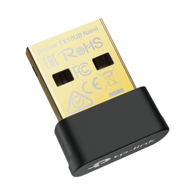 [ARCHER-TX10UB-NANO] Mini Adaptador USB inalámbrico doble banda AC 600 Mbps, antena onmidireccional.