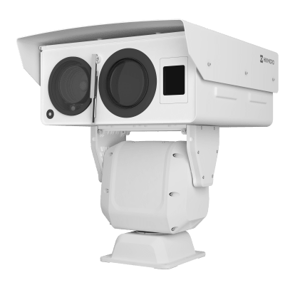 [HMTD8168150ZE4FL/G0/T2] PTZ Punta de Poste IP Dual / Lente Térmico 100 mm (640 X 512) / Lente Óptico 56X Zoom (4 MP) / 800 mts IR Laser / 36 VCC / IP66 / Recubrimiento Anticorrosivo