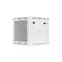 UACC Rack Cabinet 12U (600 x 703 mm) - Gabinete Cerrado para Montaje en Pared con Puerta Frontal Perforada, Puerta Trasera Abatible (Swing-Out) y Paneles Laterales Removibles con Llave