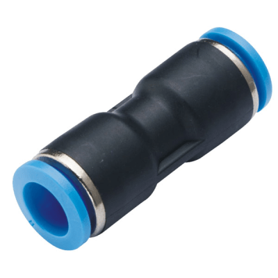 Conector Neumático a Presión / Unión Recta Diferentes Diámetros / De 12 mm a 10 mm / Para Tubos Exteriores