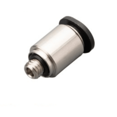 [NTA-POC04-M5C] Racor Neumático Mini Push In / Conexión Recta Hexagonal / Para Tubo Ø4mm / Roscado M5 / Material Nylon