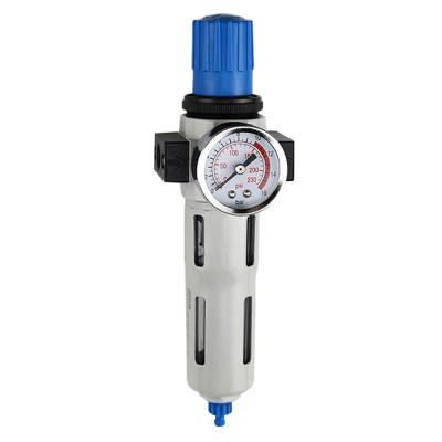 Regulador de Filtro Neumático / Puerto G1/4´´ / Presión Máxima Entrada 230 psi / Presión Máxima Salida 175 psi / Caudal Máximo 1700 l/min / Precisión Filtro 40 μm