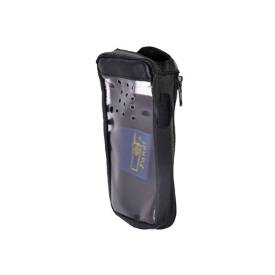 [FSM-A14] Funda reforzada de piel, cierre lateral y visor frontal plástico. Aéreos IC-A14/21, IC-A14S/01 e IC-A14/25.