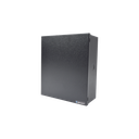 Gabinete para Fuente Línea PRO y SYSRMTXT, con preparación para instalar panel SP400 o serie runner.