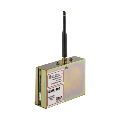 [GSM-200] Comunicador GSM/GPRS para paneles PIMA. Permite envío de SMS, Llamadas o Datos. Compatible con la central SENTRY de PIMA