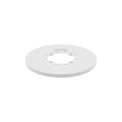 [SBP-200C] Cubierta de Montaje Policarbonato Blanco para camara PNM-C16013RVQ / Compatible con SBP-250WMW_SBP-400WMW / 4 Agujeros de Montaje 5 mm / Paquete 5 Piezas