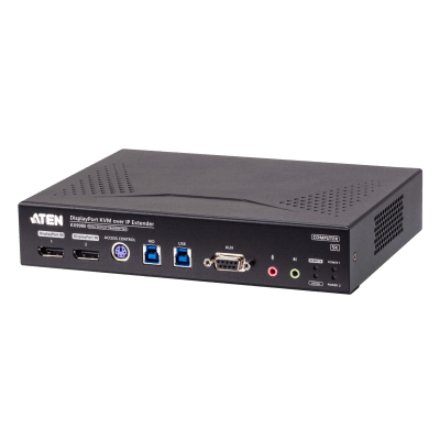 [KX9980T] Extensor KVM over IP Dual Display 5K DisplayPort | Transmisión Sin Pérdidas Cero Latencia | Resolución 5120x2880 @ 30Hz | Dual SFP+ 10Gbps hasta 10 km | Redundancia de Energía y Red | Encriptación AES-256 | Gestió