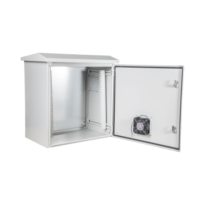 [PST506019RAVKIT] Kit Gabinete Ventilado de Acero, Montaje Rack 19" 11U, IP55 Uso en Exterior (593 x 609 x 399 mm) con Placa Trasera Interior Metálica y Compuerta Inferior Atornillable. Incluye Ventilador, Ventilas, filtros, Terminal de Tierra Física, Ch