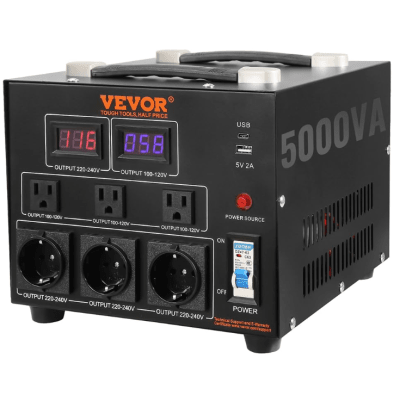 [SV-5000VA] Transformador convertidor de voltaje de 5000 W 110/220 Vca