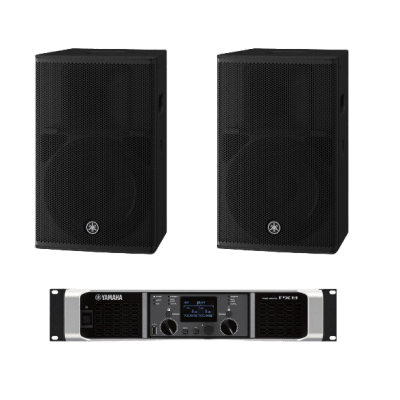 [CHR12KIT/PX] Kit Refuerzo Sonoro | Incluye 2 Bocinas CHR12 y 1 Amplificador PX8 | Ideal para Aplicaciones de Música en Primer Plano