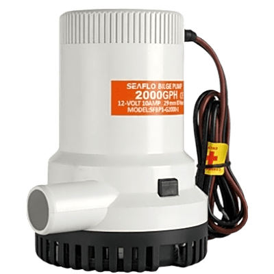 [SFBP1-G2000-01] Bomba Sumergible Industrial / Operación por Interruptor o Flotador / Capacidad de Funcionamiento en Seco / Eje de Acero Inoxidable / Protección Anti-Aire / Sellos Herméticos a la Humedad / Cableado Marino Bloqueado / Cumple CE, RoHS,