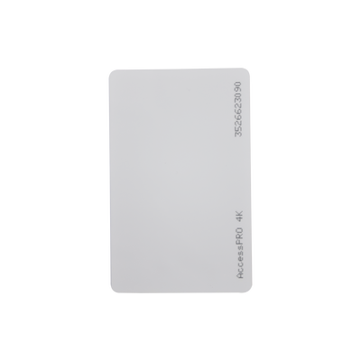 [ACCESS-CARD-M4K] Tarjeta MIFARE Classic / Tipo ISO Card / Memoria 4Kb / Imprimible / Frecuencia 13.56 Mhz