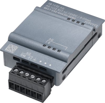 Módulo de Salida Analógica / SIMATIC S7-1200 / SB 1232 / 1 Salida Analógica / +/-10V DC 12-bit o 0-20mA 11-bit / Aislado Diferencial / Diagnósticos LED