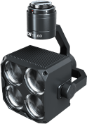 [SL60] Estrobo Multi-color compatible con Drones DJI M350/M400, 90W Máximo, Luz Estroboscópica Multi-color, 4 Colores RGBY