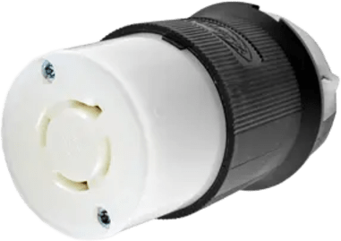 [HUB-HBL-2433] Conector  Industrial con Bloqueo de Media Vuelta / 20A 480V AC / 3 Polos 4 Hilos Trifásico con Tierra / L16-20R / IP20.