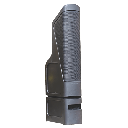 Altavoz Line Array Exterior | 200W RMS | 37 Hz - 20 kHz | 16 Tweeters + 4 Midranges + 1 Woofer | IP56 | Instalación Enterrada o Base Placa | Cobertura 25-30 pies (7.6-9.1 m)