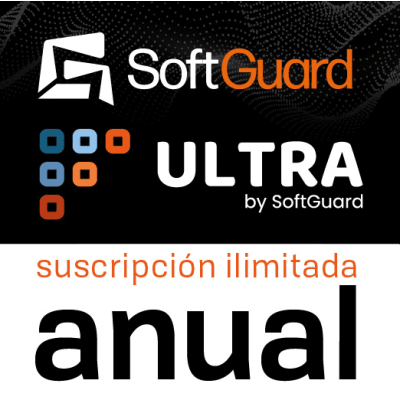 [ULTRA-A] SoftGuard ULTRA (Licencia Anual / Software de Monitoreo / Plataforma Integral / Central de Alarmas / Video / GPS / Apps Móviles / CRM