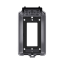 Caja Protectora de Contactos para Exterior / Policarbonato de Alto Impacto / Protección NEMA 3R / 127V 15A 60Hz / Tapa Transparente Base Negra / Resistente a Intemperie UV
