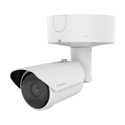 [PNO-A9082R] Cámara Bullet AI 8MP / Sensor 1/1.2" / Zoom Motorizado 2.25x 5.9-13.3 mm / WiseIR 60 m (196.85 ft) / Análisis Inteligente IA / IP66/IP67 / Wisenet 9 / Dual NPU / 4GB RAM