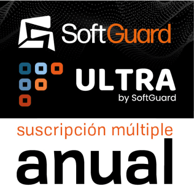 [ULTRA-MULTI-A] SoftGuard ULTRA MÚLTIPLE (Licencia Anual) / Software de Monitoreo / Plataforma Integral / Central de Alarmas / Video / GPS / Apps Móviles / CRM