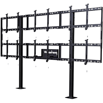 [DS-S555-3X2] Soporte Modular para Video Wall Pedestal / Configuración 3x2 / Para Pantallas 46" a 55" / Hasta 5" de Profundidad (127 mm) / Ajuste Sin Herramientas / 8 Puntos de Alineación / Estructura de Aluminio / Compatibilidad VESA 200x2