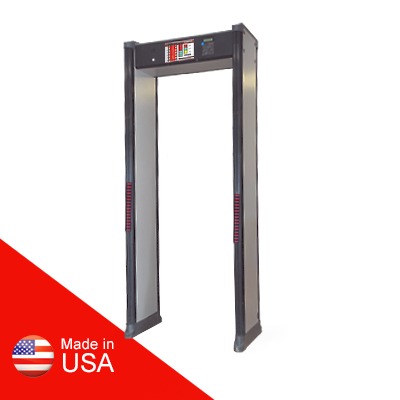 [INTELL-26-Z] Arco Detector de Metales de 6 Zonas con Base para Fijarse al Piso.