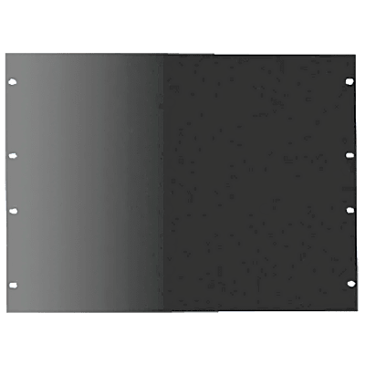 [P19RPP2UB] Tapa Ciega para Rack de 19 Pulgadas, 2 UR, Acero Negro