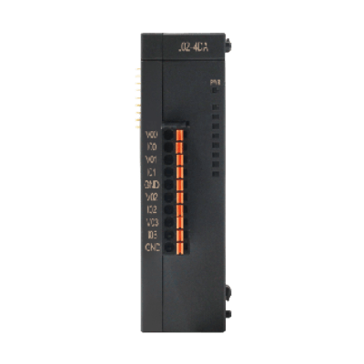 Módulo de Expansión Analógico / 4 Entradas AD de Alta Precisión / 16 bits / Aislamiento Óptico / Versión S Optimizada / Riel DIN 35 mm