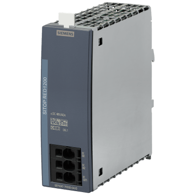 [6EP4347-7RB00-0AX0] Módulo de Redundancia SITOP RED1200 / 24-48 VDC Entrada / 40 A Salida / 97.5% Eficiencia / Decoupling Power Supplies / Montaje DIN Rail / IP20