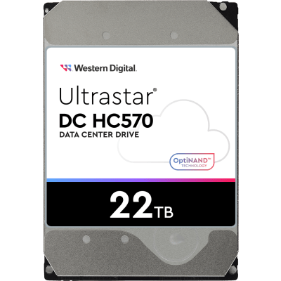 [WUH722222ALE6L4] Disco Duro Data Center Ultrastar / 22 TB / 7200 RPM / 6 Gb/s SATA - 12 Gb/s SAS / HelioSeal con Helio / OptiNAND con Flash iNAND / ArmorCache / 2.5M Horas MTBF / 5 Años Garantía