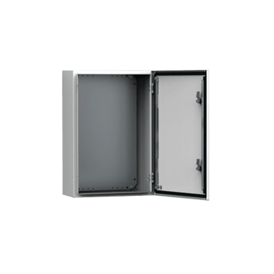 [MAS0606021R5] Gabinete de Uso Exterior MAS 600 x 600 x 210 mm NEMA 4/12/13; IP66; IK10 de Acero Dulce 1.5 mm con Platina de Montaje Incluida Color Gris Claro