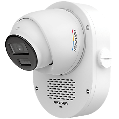 Cámara Turret TURBOHD 2 Megapixel (1080p) / Imagen a Color 24/7 con Apertura F1.0 / Audio Bidireccional y Sirena / Luz Blanca e IR 40 m (131.2 ft) / IP67 / Smart-Hybrid Light / 3D DNR