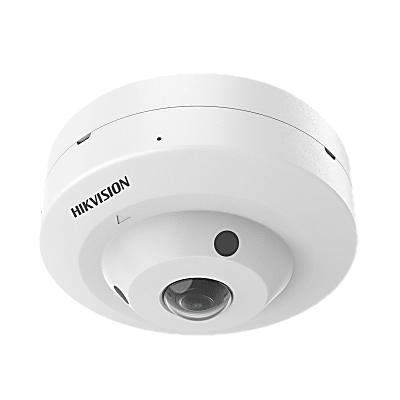 Cámara Fisheye TurboHD 3K / 2960x1665 / Lente 1.8 mm / 180° FOV / Audio y Micrófono / Luz Dual IR y Luz Blanca 10 metros  / Exterior IP67 / Antivandalismo IK08
