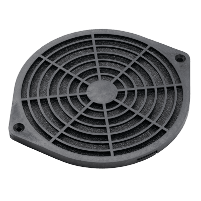 [AFLTR6LD] Kit Filtro Protector de dedos para Ventilador 6 Pulgadas con Filtro Extraíble Lavable / Incluye Herrajes / Material Plástico Negro Mate