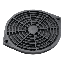 Kit Filtro Protector de dedos para Ventilador 6 Pulgadas con Filtro Extraíble Lavable / Incluye Herrajes / Material Plástico Negro Mate