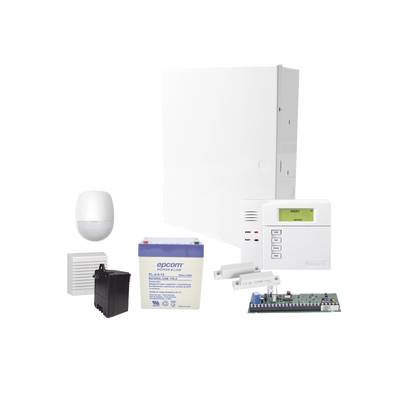 [VISTA48START] Sistema de Alarma VISTA48LA con Sensor de Movimiento, Contactos Magneticos, Sirena de 15 Watts, Bateria y Transformador