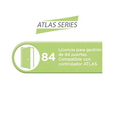 [ATLAS-AC84] Licencia para 84 puertas compatible con controlador ATLAS