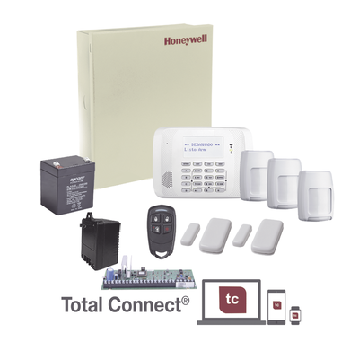 [VISTA48-PLUS-MINI] Kit inalámbrico de panel VISTA48 con teclado 6162RF receptor inalámbrico, 2 contactos 5800MINI, 3 PIR 5800PIR, 1 remoto, batería y transformador