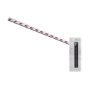 Barrera Vehicular Servomotor Derecha / 10 Millones de Ciclos / Brazo Iluminado 4.5 m / IP65 / Respaldo Baterías
