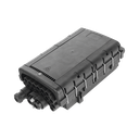 Caja de Distribución de Fibra Óptica para 48 Empalmes con 16 Acopladores SC/APC, Enterrado Directo, IP68