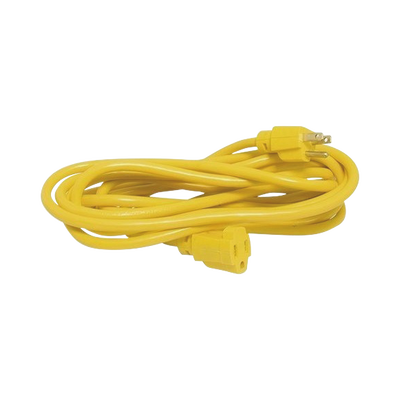 [SYS-136170] Extensión Eléctrica de Uso Rudo Aterrizada 2.4 metros / 127 V CA 10 A Máximo / Color Amarillo.