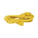 Extensión Eléctrica de Uso Rudo Aterrizada 15 metros / 127 V CA 10 A Máximo / Color Amarillo.