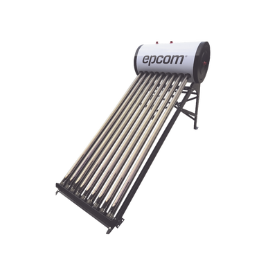 [STE-LPWH90] Bóiler Solar de 90L, Baja Presión con 9 Tubos de Vacío de Mayor Resistencia y Termotanque Inoxidable de Grado Alimenticio, Resistentes a Granizo de Hasta 25 mm/ l , Incluye Anodo de Magnesio