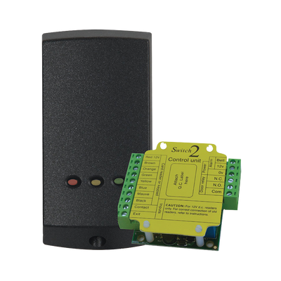 [9321] Lector de Solo Tarjetas de Proximidad  (Autónomo) /Controlador Externo para Mayor Seguridad/  Programación en Segundos/ 2 Años Garantía
