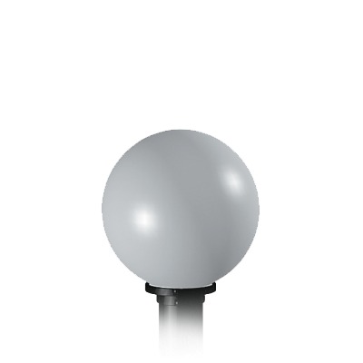 [PCGLOBE] Globo de policarbonato blanco para carcasas MALTA. Elemento IMPRESCINDIBLE cuando se instala una columna MALTA.